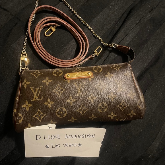 Authentic LV Eva clutch with sling - Picture 1 of 8